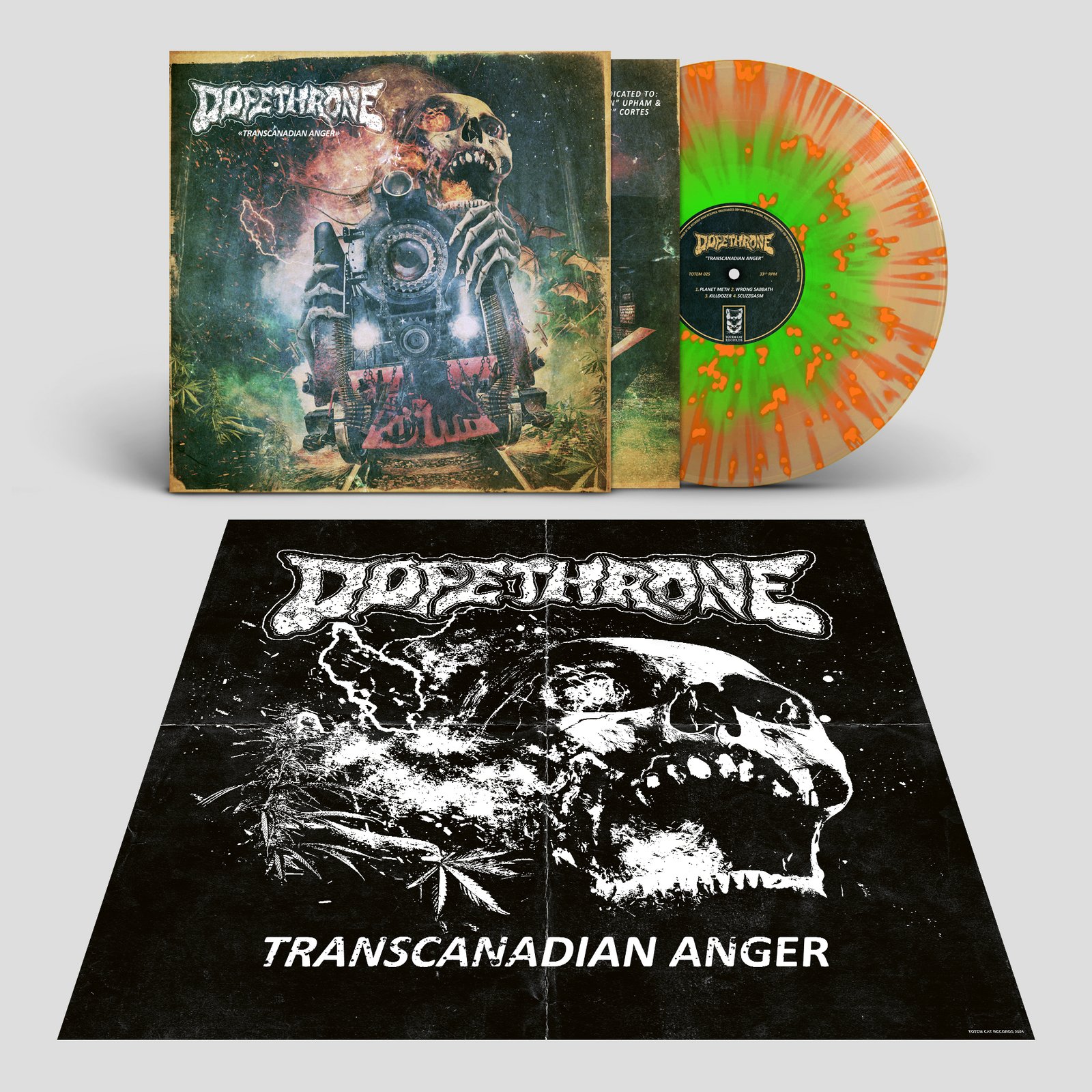 DOPETHRONE - Transcanadian Anger LP | Totem Cat Records